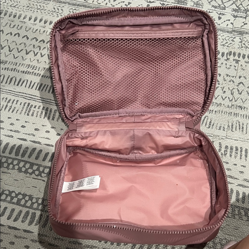 🌸 Rare Beauty Double-Layer Makeup Bag – Dusty Rose (Sold Out Color!) 🌸 - Picture 8 of 10